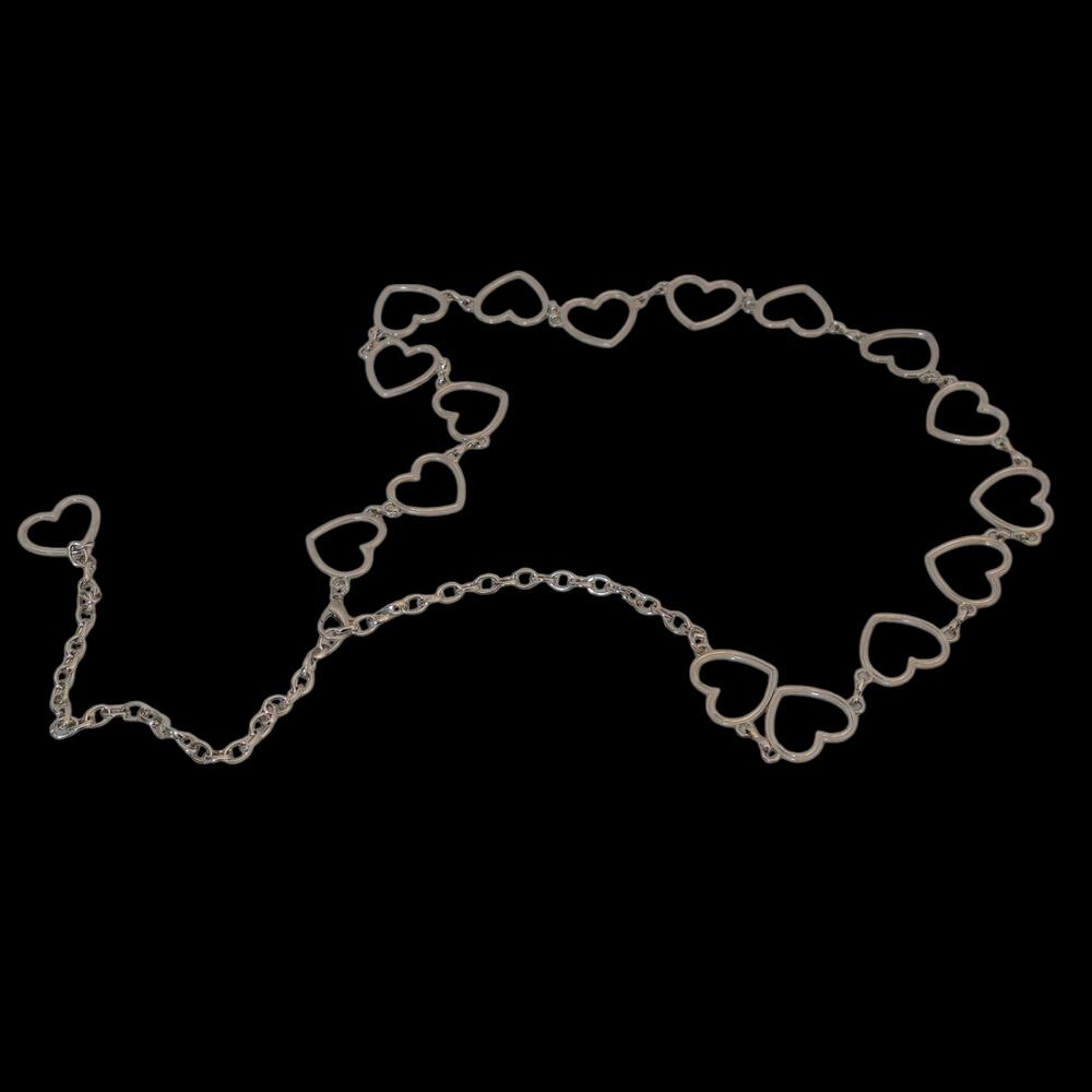 Hollow Heart Charms Waist Chain Fashion Belly Belt Metal Adjustable